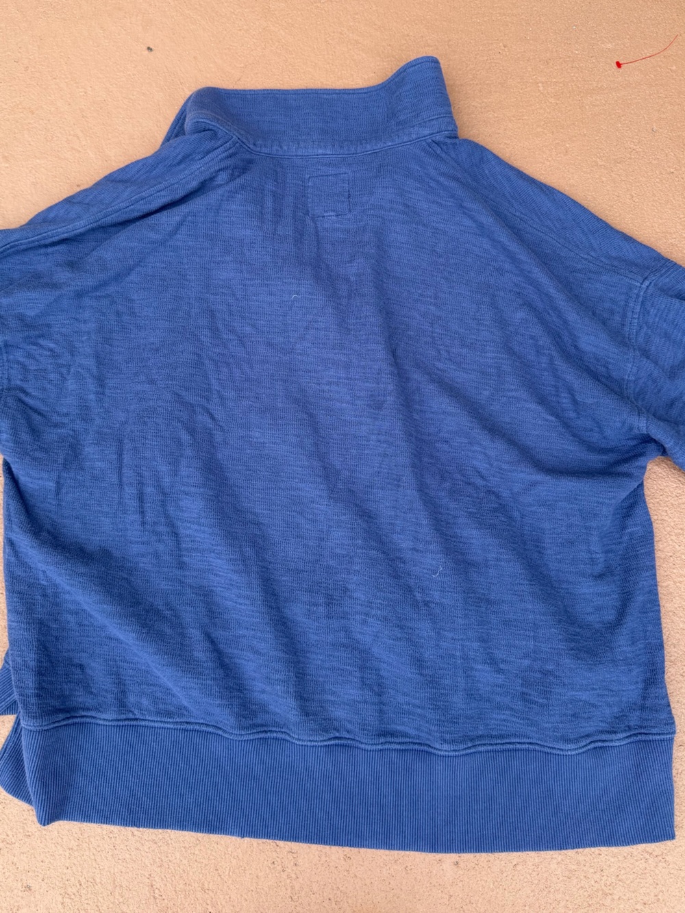 Aerie Oversize Blue Collared Pullover - Picture 5 of 6